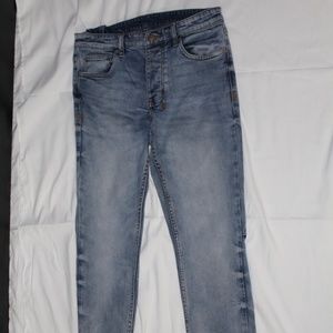 Ksubi Jeans Mens Blue Chitch Pure Dynamite Button Fly